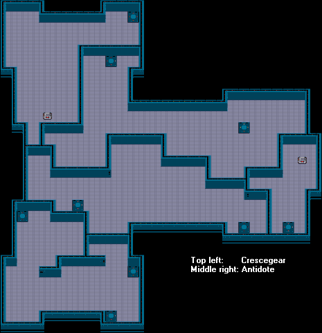 Map of Blue Dam Floor 2