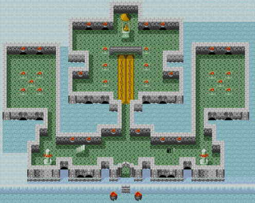 Map of Gumbious Temple floor 1