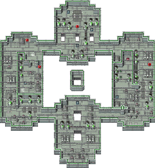 Map of Biosystems Lab Floor 2