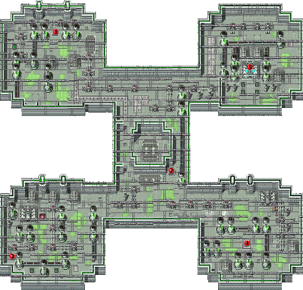 Map of Biosystems Lab Basement 1