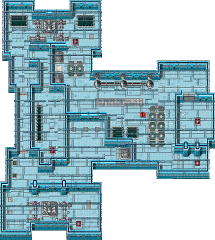 Map of Blue Dam floor 1