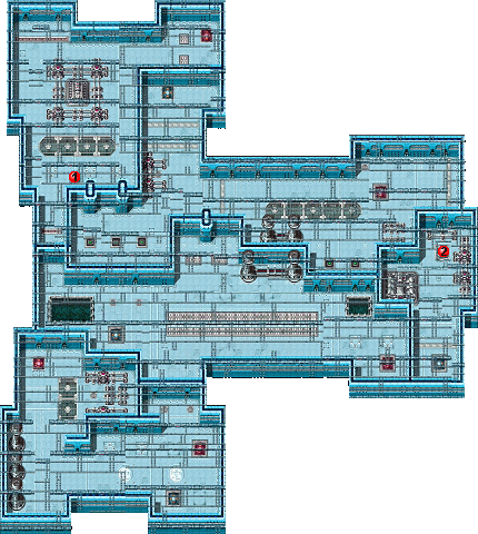 Map of Blue Dam floor 2