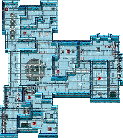 Map of Blue Dam floor 3