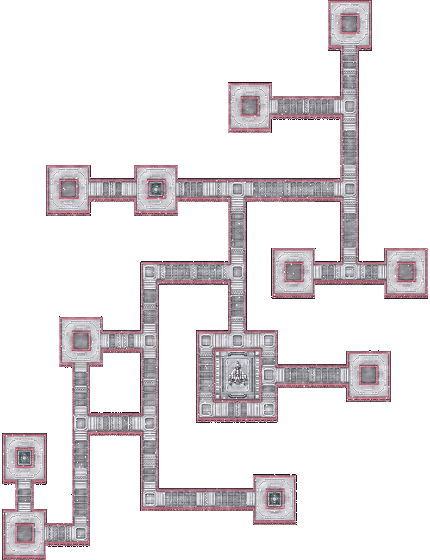 Map of Skure Spaceport basement 1