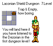 Laconian Shield Dungeon level 7 map