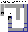 Medusa Tower level 5 map