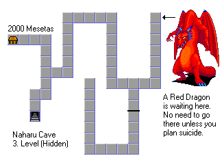 Naharu Cave level 3 map