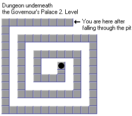 Paseo Palace Dungeon level 2 map