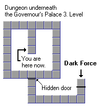 Paseo Palace Dungeon level 3 map