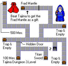 Tajima Cave level 3 map