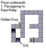 Passageway to Baya Malay 1 sub level map