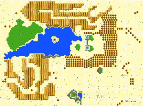 Map of Motavia, 35 kB, GIF
