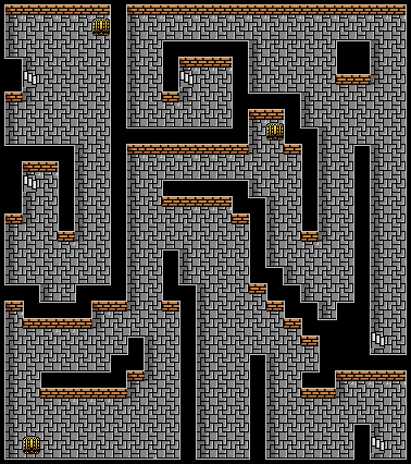 Cablon's tower floor 1 map