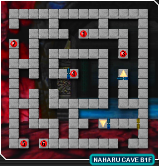 Naharu Cave level 2 map